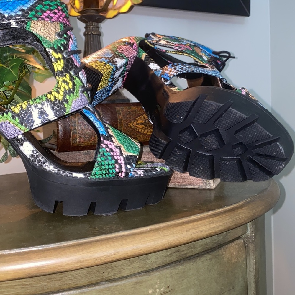 Colorful Snake Pattern Boot - image 3